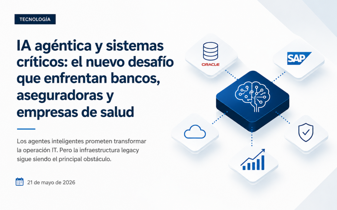 IA agéntica y sistemas críticos: el nuevo desafío que enfrentan bancos, aseguradoras y empresas de salud