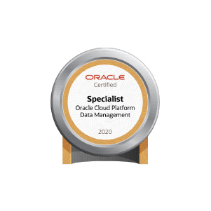 Oracle Certified Specialist - Oracle Cloud Platform Data Management 2020